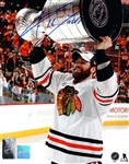 Andrew Ladd - Signed 8x10" Chicago Blackhawks 2010 Raising Cup Photo