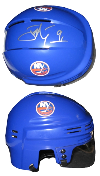 John Tavares Signed Mini Helmet - NYI