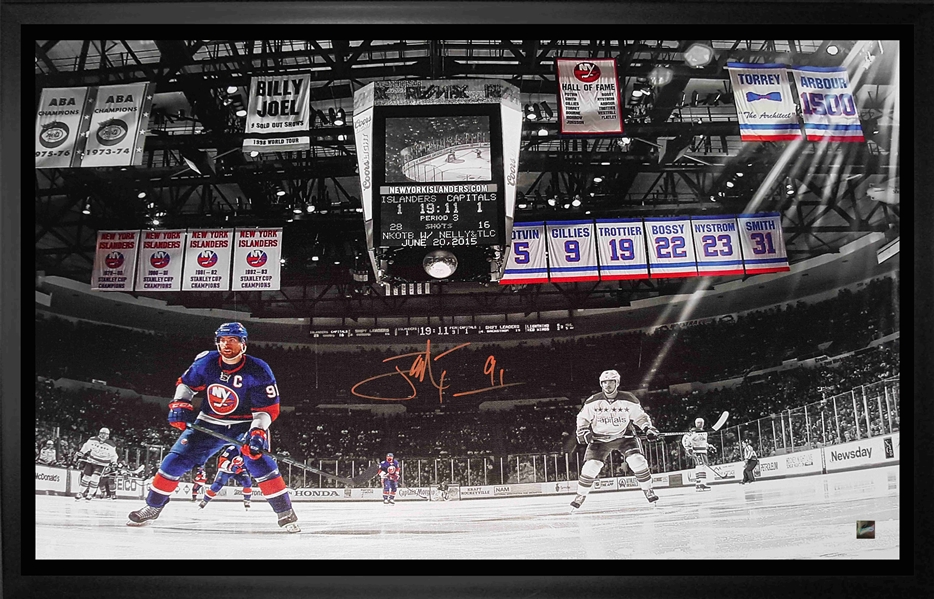 John Tavares - Signed & Framed 20x29 New York Islanders vs. Washtington Capitals Canvas