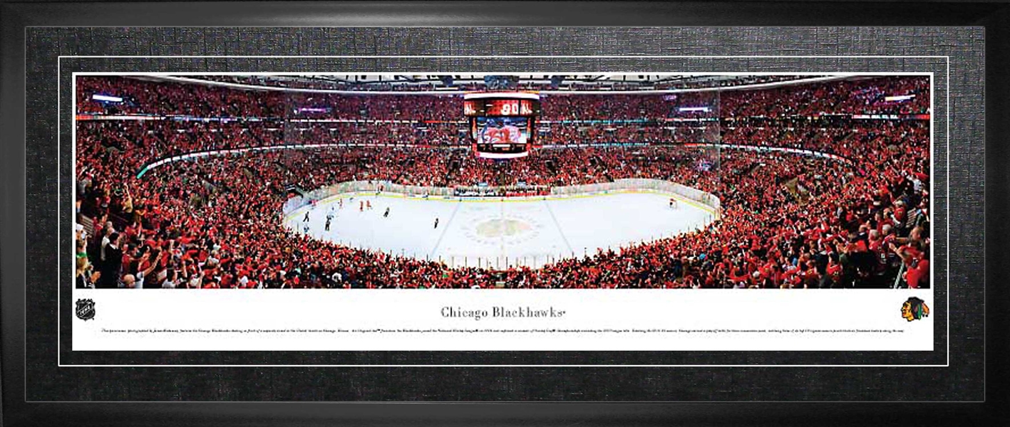 Chicago Blackhawks Framed Panorama Arena