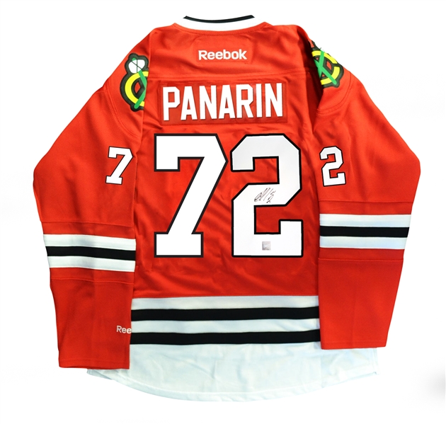 Artemi Panarin - Signed Chicago Blackhawks Red Jersey 