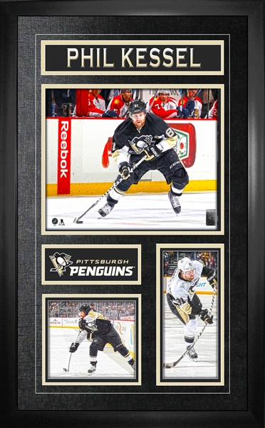 Phil Kessel - Framed Pittsburgh Penguins Virtual Collage Print 