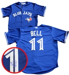 George Bell - Signed Toronto Blue Jays Blue Jersey 