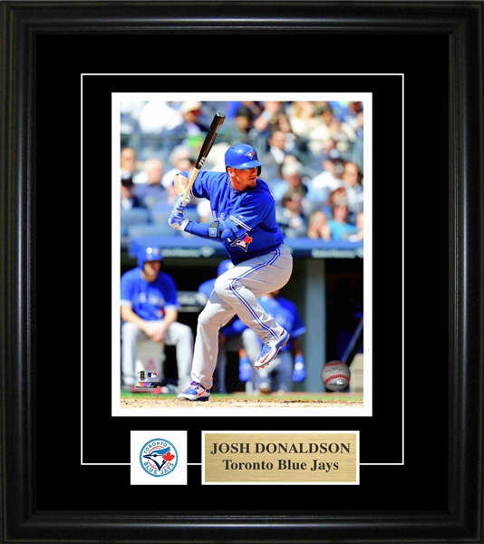 Josh Donaldson - Framed 8x10 Pin & Plate Toronto Blue Jays