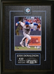 Josh Donaldson - Signed & Framed 8x10" Etched Mat Toronto Blue Jays Throwing
