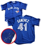 Aaron Sanchez - Signed Toronto Blue Jays Blue Jersey 
