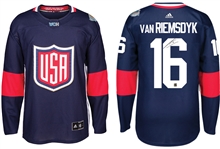 James Van Riemsdyk - Signed Team USA 2016 World Cup Jersey