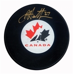 Dougie Hamilton - Signed Team Canada Autograph Series Puck