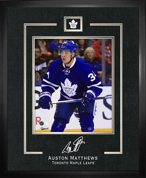 Auston Matthews - Framed Replica Toronto Maple Leafs Signature 