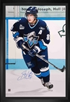 Sidney Crosby - Signed & Framed 20x29 Canvas Oceanic Blue-V Skating