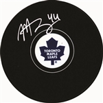 Morgan Rielly - Signed Toronto Maple Leafs Puck