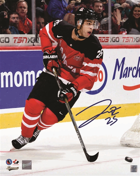 Darnell Nurse - Signed 8x10" Unframed Team Canada Red Action Photo 