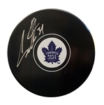 Auston Matthews - Signed Toronto Maple Leafs Autograph Series Puck 