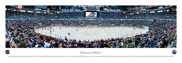 Edmonton Oilers - Panorama Plaque Arena