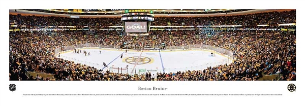 Boston Bruins - Panorama Plaque Arena
