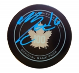 Mitch Marner - Signed Puck Leafs 100th Anniversary