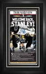 Sidney Crosby - Signed & Framed Penguins Tribune Review Cover Frame - Limited Edition #29 / 287