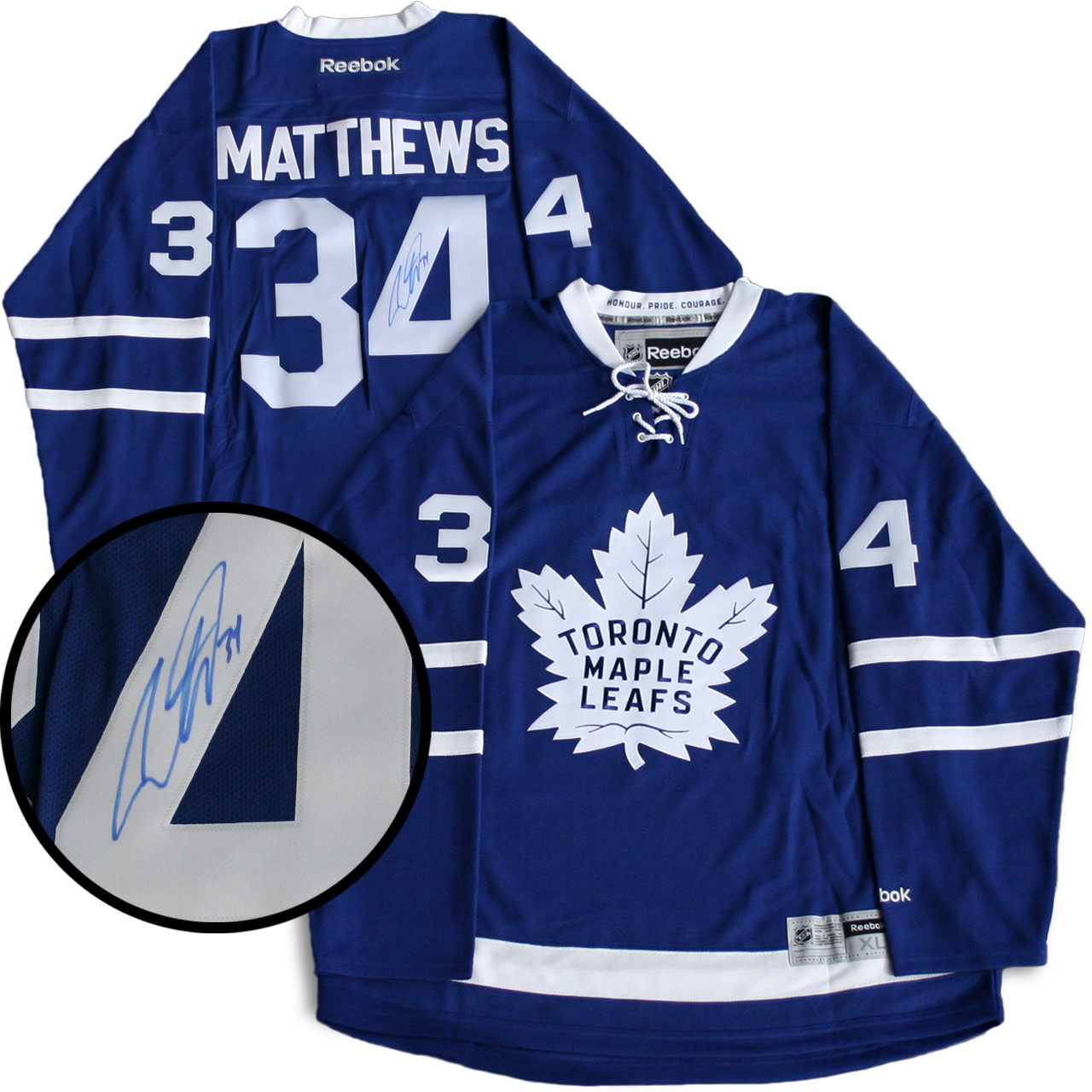 auston matthews jersey signed