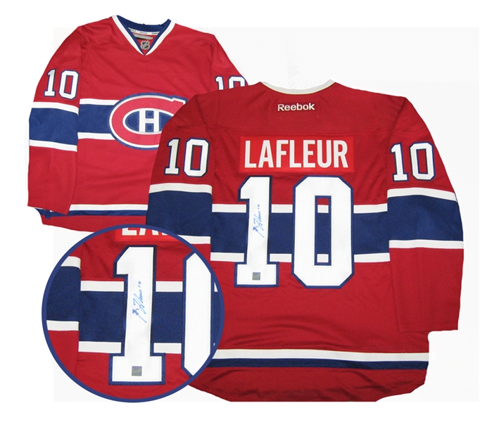 Guy Lafleur - Signed Jersey Replica Canadiens Red