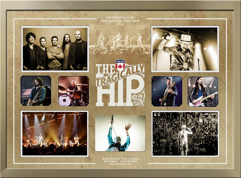 The Tragically Hip - Framed Multi Photo Collage
