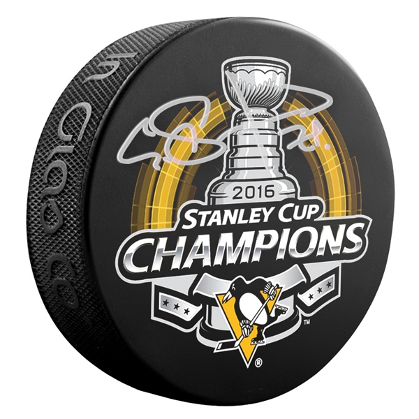 Evgeni Malkin - Signed Puck Penguins 2016 Stanley Cup