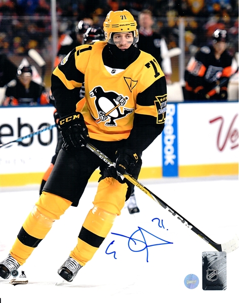 Evgeni Malkin - Signed 8x10 Unframed Penguins 2017 Stadium Series-V