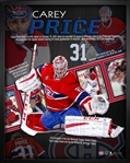 Carey Price - 16x20 Career Collage Canadiens