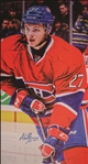 Alex Galchenyuk - Signed & Framed 14x28 Canvas Red Action