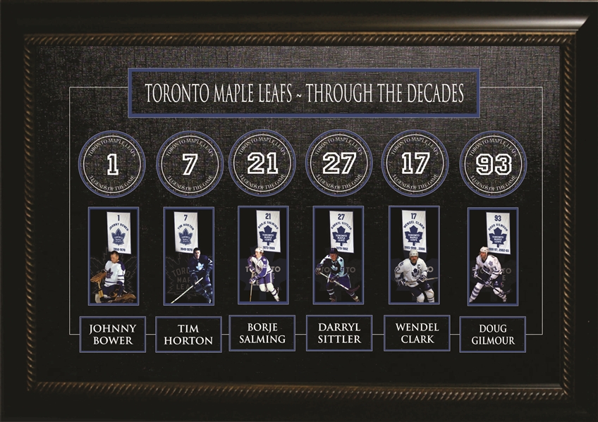 Toronto Maple Leafs - Framed Through the Decades Banner Frame