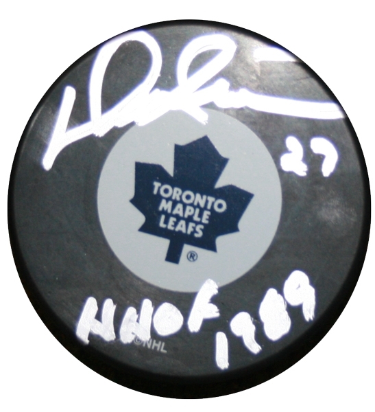 Darryl Sittler - Signed Puck Leafs Autograph Series