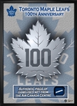 Toronto Maple Leafs - Framed 16x20 100th Anniversary Frame with Game-Used Net