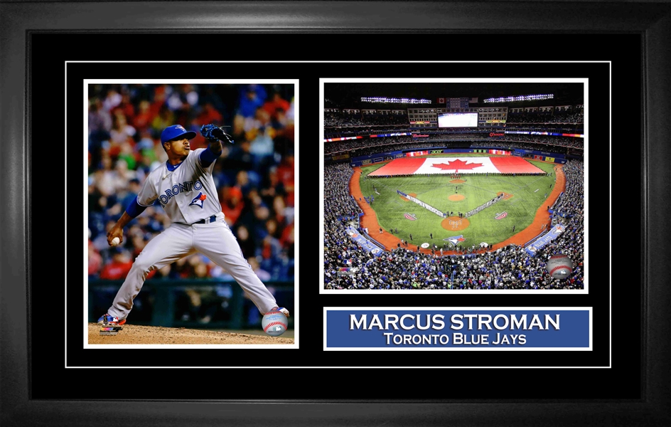Marcus Stroman - Framed Double 8x10 Blue Jays w/Rogers Centre