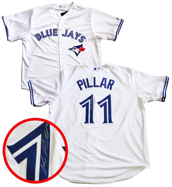 Kevin Pillar - Signed Jersey Blue Jays Replica White