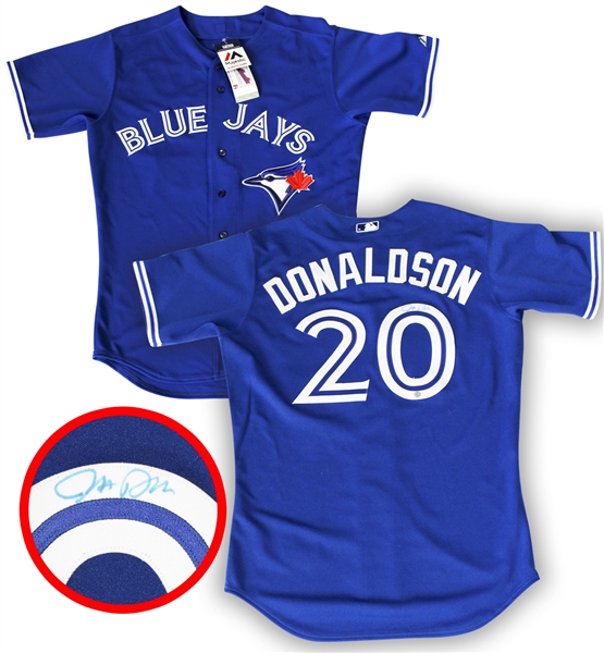 Josh Donaldson - Signed Jersey Blue Jays Pro Game Model Blue