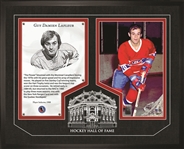 Guy Lafleur - Framed HHOF Glass Montreal Montreal Canadiens