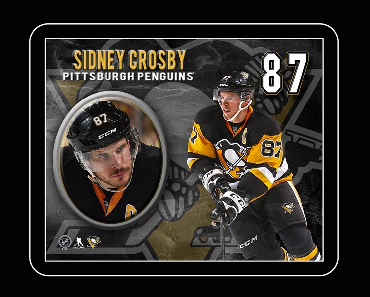 Sidney Crosby - Framed 10x13 Player Portrait Penguins