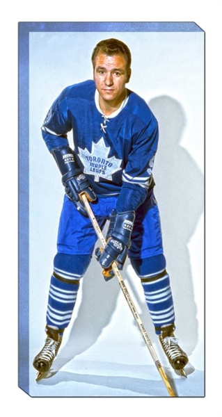 Norm Ullman - 14x28 Canvas Toronto Maple Leafs