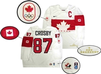 Sidney Crosby - Signed Team Canada White 2014 Olympics Jersey