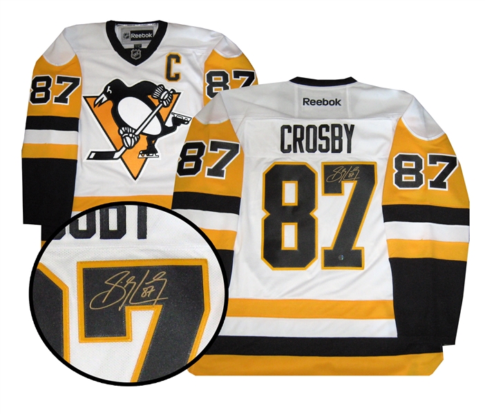 Sidney Crosby - Signed Pittsburgh Penguins White 2016-2017 Jersey