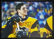 Sidney Crosby - Signed & Framed 20x29" Pittsburgh Penguins 2017 Stadium Series Close-Up Canvas