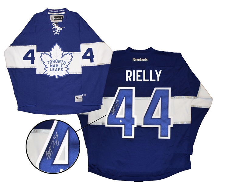 Morgan Rielly - Signed Jersey Replica Leafs Centennial Game Blue