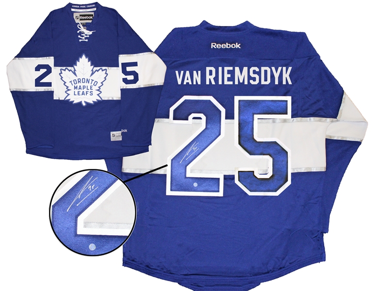James Van Riemsdyk - Signed Jersey Replica Leafs Centennial Game Blue