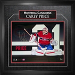 Carey Price - Signed & Framed 11x14" Montreal Canadiens Framed Number Print