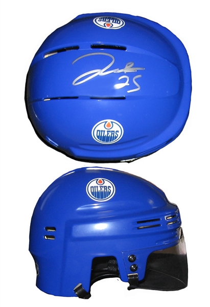 Darnell Nurse - Signed Mini Helmet Oilers