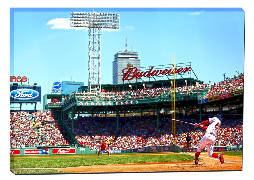 Mookie Betts 20x29 Canvas Red Sox At Bat