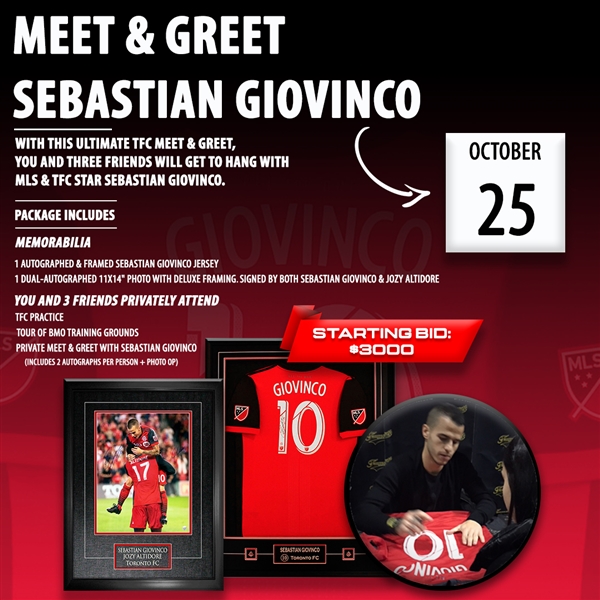 The Ultimate Sebastian Giovinco Meet & Greet Fan Package