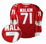 Evgeni Malkin Signed Jersey Allstar Replica 2008 Red