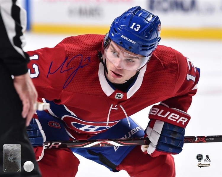 Max Domi Signed 8x10 Canadiens Unframed Close-Up