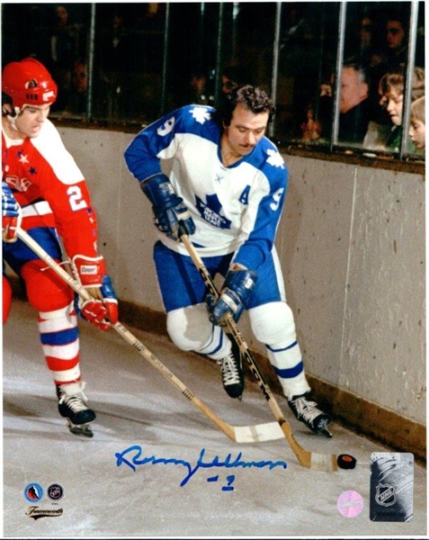 Norm Ullman Signed 8x10 Unframed Leafs