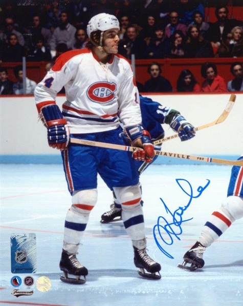 Rejean Houle Signed 8x10 Unframed Canadiens